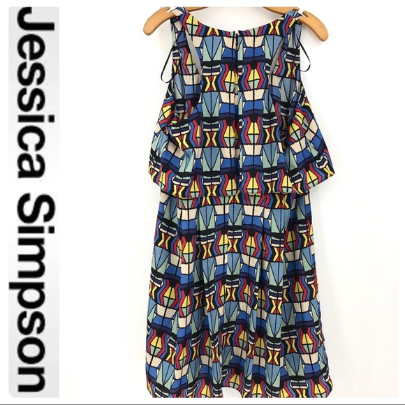 💕SALE💕NWT Jessica Simpson Multi Color Sundress - Picture 2 of 8